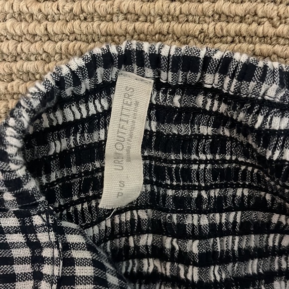 Urban outfitters black and white plaid halter dress - Picture 4 of 4